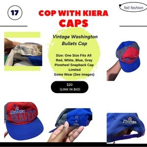 Vintage Washington Bullets Cap